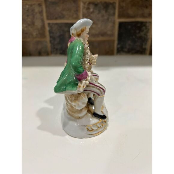 Excellent Vintage Hand Painted Male & Female Figurine Man & Woman Art Sculpture - Picture 9 of 12